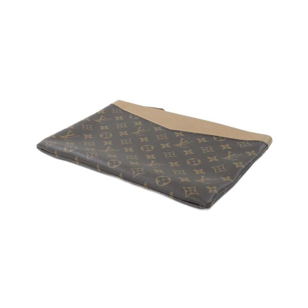 LOUIS VUITTON Brown Monogram Pouch - Picture 3 of 5